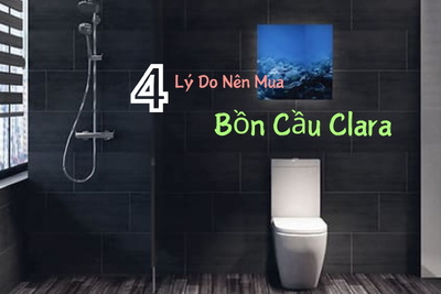 4 Lý Do Nên Mua Bồn Cầu Clara Ngay Hôm Nay