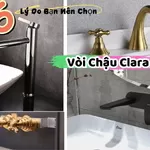 6 Lý Do Bạn Nên Chọn Vòi Chậu Clara Ngay Hôm Nay