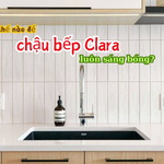 Làm thế nào để chậu bếp Clara luôn sạch bong, sáng bóng?