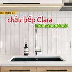 Làm thế nào để chậu bếp Clara luôn sạch bong, sáng bóng?