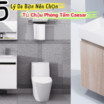 5 Lý Do Bạn Nên Chọn Tủ Chậu Phòng Tắm Caesar