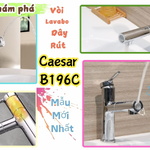 Khám phá Vòi Lavabo Nóng Lạnh Dây Rút Caesar B196C Mẫu Mới Nhất