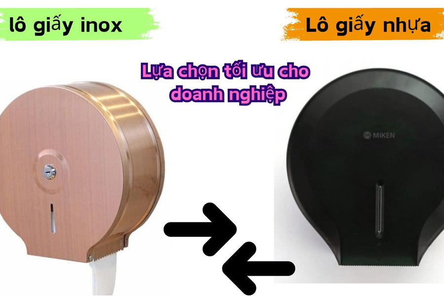 Lô giấy công nghiệp nhựa vs inox: Lựa chọn tối ưu cho doanh nghiệp