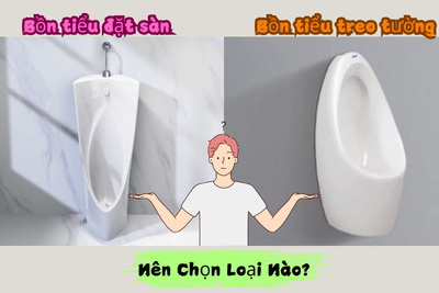 Bồn Tiểu Nam Treo Tường vs Bồn Tiểu Nam Đặt Sàn: Nên Chọn Loại Nào?
