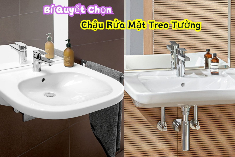 Bí Quyết Chọn Chậu Rửa Mặt Treo Tường Hoàn Hảo