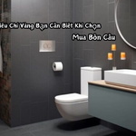 4 Tiêu Chí Vàng Bạn Cần Biết Khi Chọn Mua Bồn Cầu