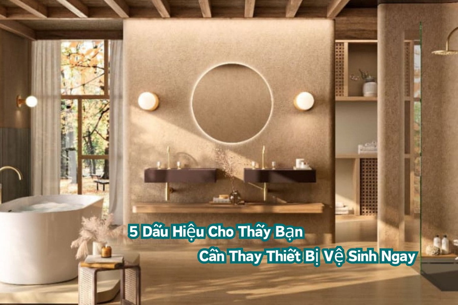 5 Dấu Hiệu Cho Thấy Bạn Cần Thay Thiết Bị Vệ Sinh Ngay
