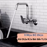 3 Mẹo Để Chọn Vòi Chậu Rửa Bát Gắn Tường Phù Hợp