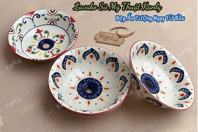 Lavabo Sứ Mỹ Thuật Kanly: Ấn Tượng Ngay Từ Cái Nhìn Đầu Tiên
