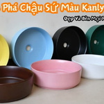 Khám Phá Chậu Sứ Màu Kanly: Đẹp Và Bền Cho Mọi Phòng Tắm!