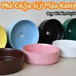 Khám Phá Chậu Sứ Màu Kanly: Đẹp Và Bền Cho Mọi Phòng Tắm!