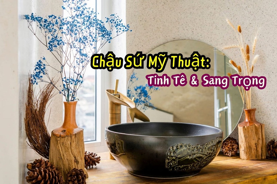 Chậu Sứ Mỹ Thuật: Vẻ Đẹp Tinh Tế Cho Không Gian Sống!