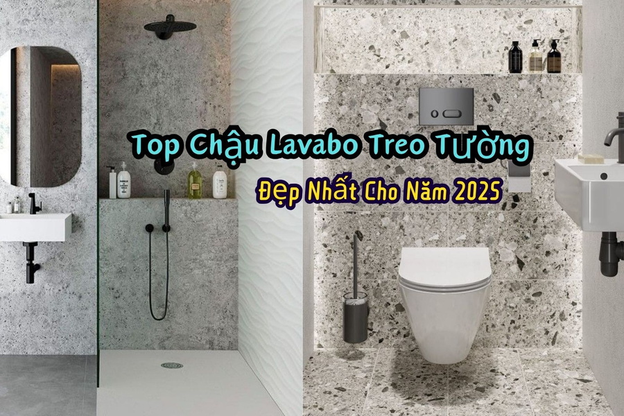 Những Mẫu Chậu Lavabo Treo Tường Đẹp Nhất Cho Năm 2025!