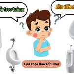 Bồn Tiểu Treo Tường Hay Đặt Sàn: Lựa Chọn Nào Tốt Hơn?