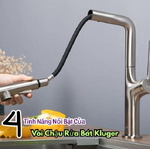 4 Tính Năng Nổi Bật Của Vòi Chậu Rửa Bát Kluger