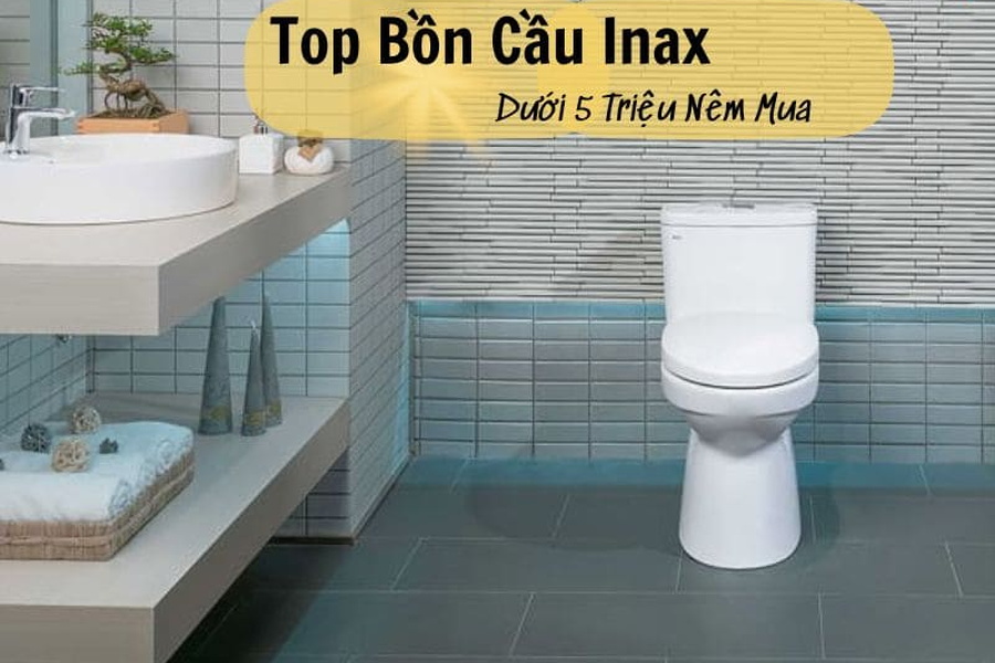 Khám phá mẫu bồn cầu Inax dưới 5 Triệu đáng mua nhất tháng 5