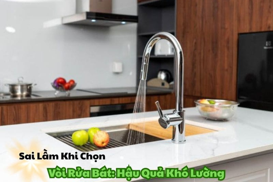 Sai Lầm Khi Chọn Vòi Rửa Bát: Hậu Quả Không Thể Ngờ!