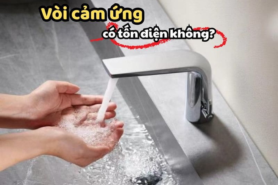 Vòi cảm ứng có tốn điện không? Khám phá ngay!