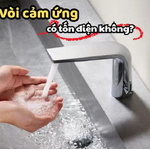 Vòi cảm ứng có tốn điện không? Khám phá ngay!