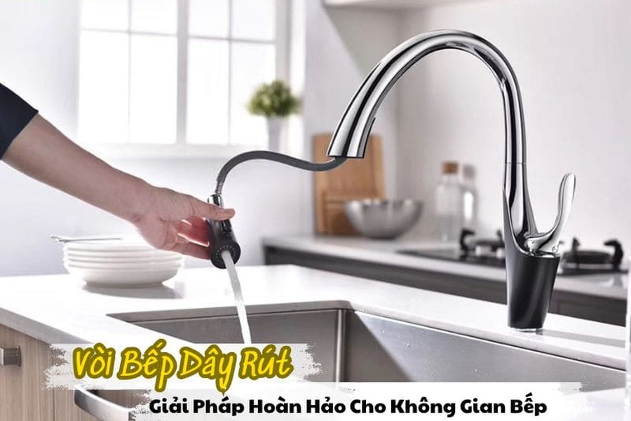 Vòi Bếp Dây Rút: Giải Pháp Hoàn Hảo Cho Không Gian Bếp