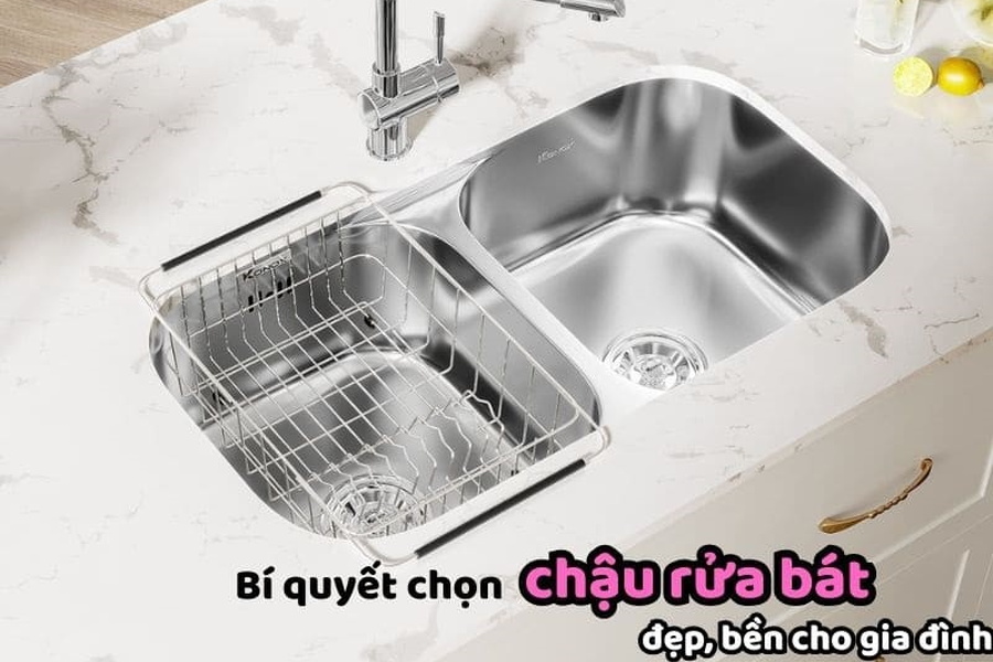 Lựa Chọn Chậu Rửa Bát Cho Gia Đình – Bí Quyết Đẹp, Bền, Tiện Dụng