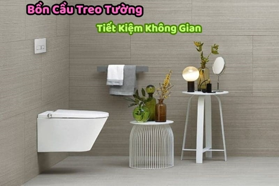 Bồn Cầu Treo Tường: Giải Pháp Tiết Kiệm Không Gian Cho Phòng Tắm Hiện Đại