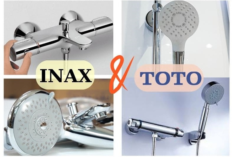 So Sánh Sen Tắm INAX Và TOTO – Lựa Chọn Nào Phù Hợp Cho Phòng Tắm Hiện Đại?