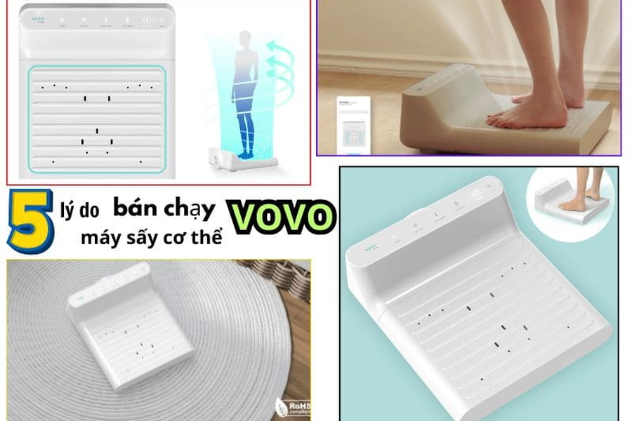 5 lý do máy sấy cơ thể VOVO được nhiều khách hàng lựa chọn