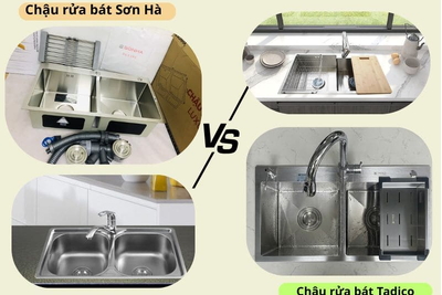 “So sánh chậu rửa bát Tadico và Sơn Hà: Nên mua loại nào?”