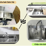 “So sánh chậu rửa bát Tadico và Sơn Hà: Nên mua loại nào?”