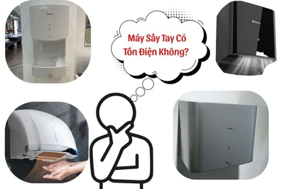 Máy Sấy Tay Có Tốn Điện Không? Sự Thật Bạn Cần Biết Trước Khi Lắp Đặt