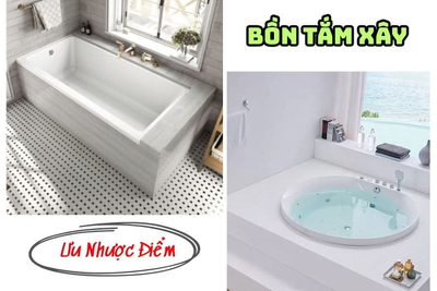Bồn Tắm Xây Là Bồn Tắm Như Thế Nào? Ưu Nhược Điểm Và Có Nên Sử Dụng?
