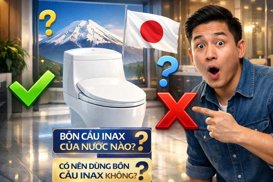 Bồn Cầu Inax Của Nước Nào? Có Nên Dùng Bồn Cầu Inax Không?
