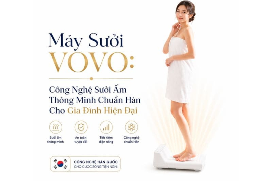 Máy Sưởi VOVO: Công Nghệ Sưởi Ấm Thông Minh Chuẩn Hàn Cho Gia Đình Hiện Đại