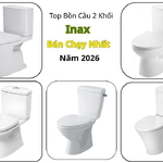 Top Bồn Cầu 2 Khối Inax Bán Chạy Nhất Đầu Năm 2026