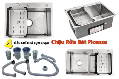 4 Tiêu Chí Khi Lựa Chọn Chậu Rửa Bát Picenza