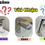 So sánh vòi chậu Inax, Viglacera và Toto: Nên chọn loại nào?