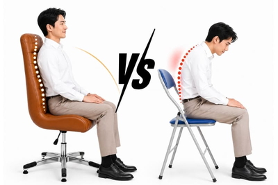 So Sánh Ghế Nắn Chỉnh Cột Sống DoctorLoan Và Ghế Thông Thường