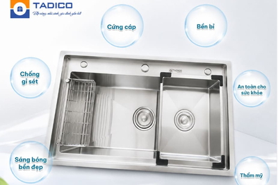 Chậu Rửa Bát Tadico Không Chỉ Đẹp Mà Còn Bền