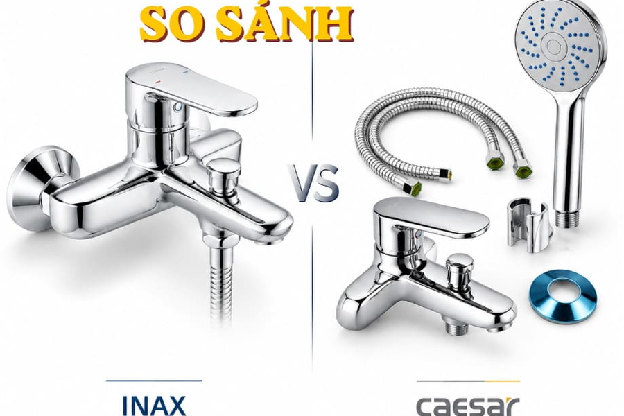 So Sánh Sen Tắm INAX Và Caesar: Top mẫu sen tắm bạn không nên bỏ qua