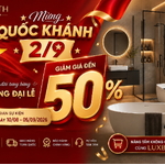 Đại Tiệc Mua Sắm 2/9: Xả Kho Thiết Bị Vệ Sinh – Giảm Sốc Lên Đến 50%