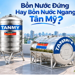 Bồn Nước Đứng Hay Bồn Nước Ngang Tân Mỹ?