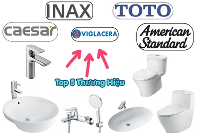 Top 5 Thương Hiệu Thiết Bị Vệ Sinh Được Yêu Thích Nhất Tại Luxbath