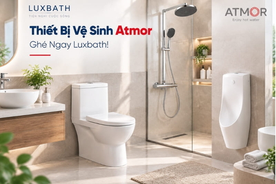 Mua Thiết Bị Vệ Sinh Atmor Chính Hãng Ở Đâu Uy Tín? Ghé Ngay Luxbath!
