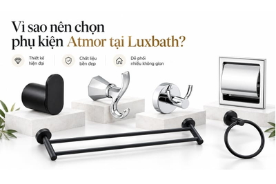 Top Phụ Kiện Phòng Tắm Atmor Bán Nhiều Nhất Tại Luxbath