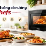 Lò Vi Sóng Có Nướng Chefs Mang Lại Tiện Lợi Cho Gia Đình