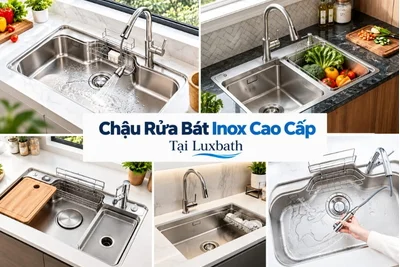 Chậu Rửa Bát Inox Cao Cấp Tại Luxbath