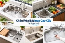 Chậu Rửa Bát Inox Cao Cấp Tại Luxbath