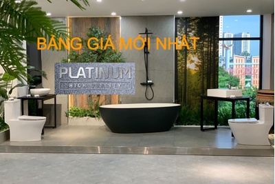 Bảng giá thiết bị vệ sinh Platinum mới rẻ nhất tháng 04/2026