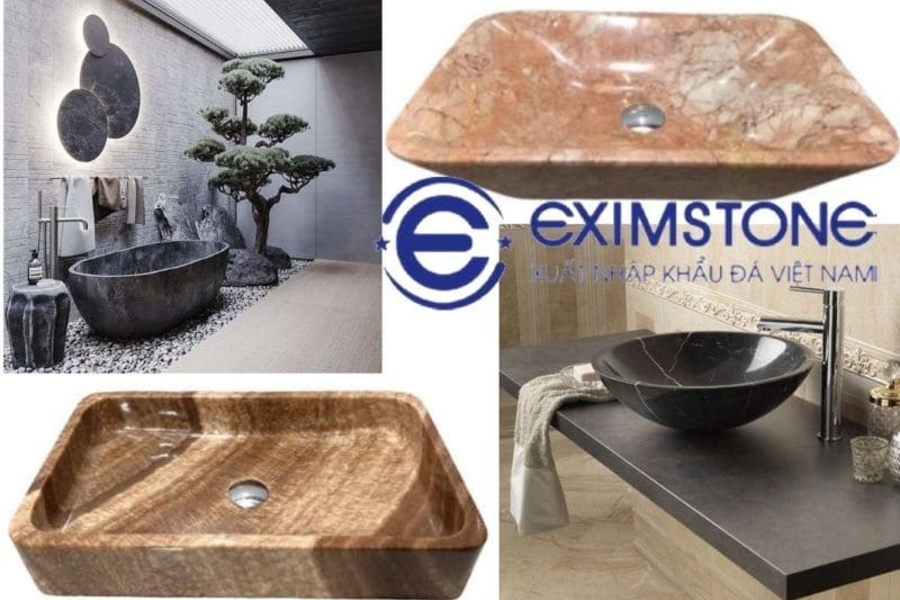 Bảng giá lavabo đá tự nhiên Eximstone mới rẻ nhất tháng 04/2026